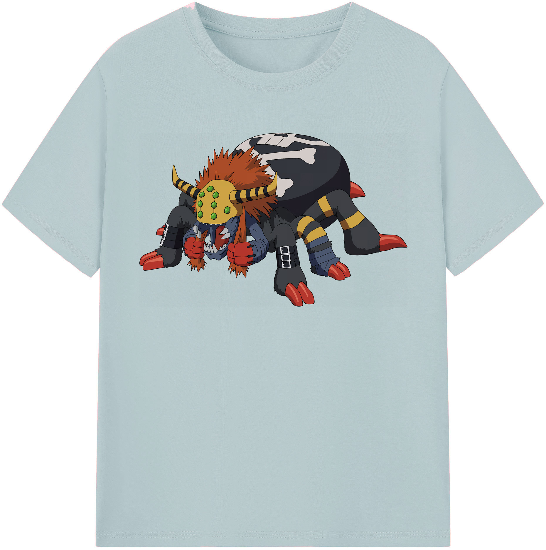 （画像用） Digimon デジタルモンスター/デジモン 綿100％半袖Tシャツ（フロントプリント）